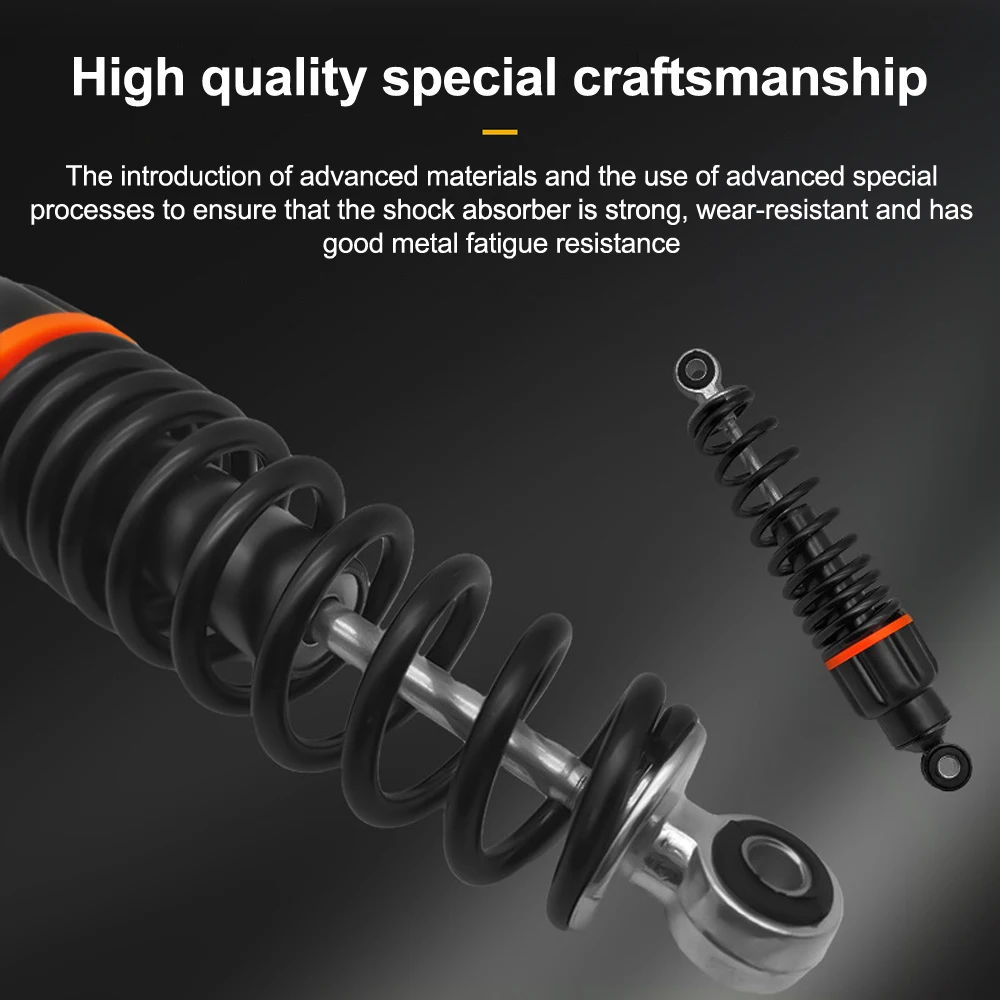 250/270/290/310mm Motorcycle Shock Absorber Air Protection Falling Dirt Bike Scooter Quad ATV Shocks Absorbers Spring Suspension