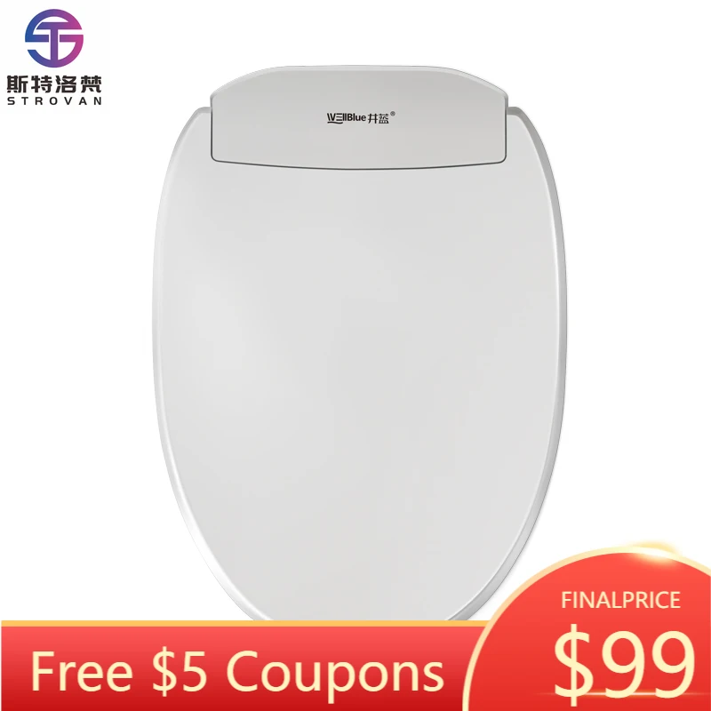 

ZXHK 2024 New Style Lower Price IPX4 Waterproof Toilet Seat Cover Best Smart Bidet Toilet Antibacterial Seat Smart Bidet