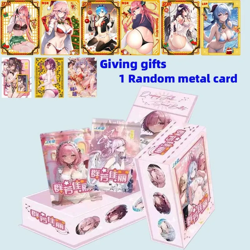 

New Goddess Story Card Collection Girl Party PR Anime Games Booster Box Swimsuit Bikini Feast Doujin Toys And Hobbies Gift