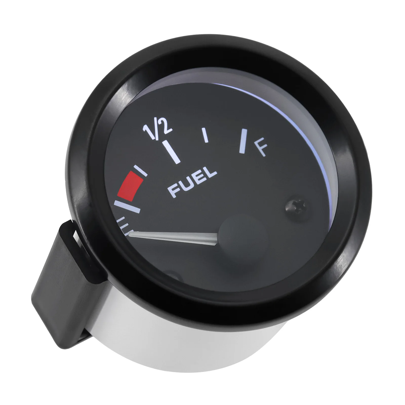Universal Auto Car 52mm Fuel Level Gauge Oil Gauge Meter 240-33 ohm White LED Light Pointer Fuel Gauge Indicator Petrol 12V DC view 2