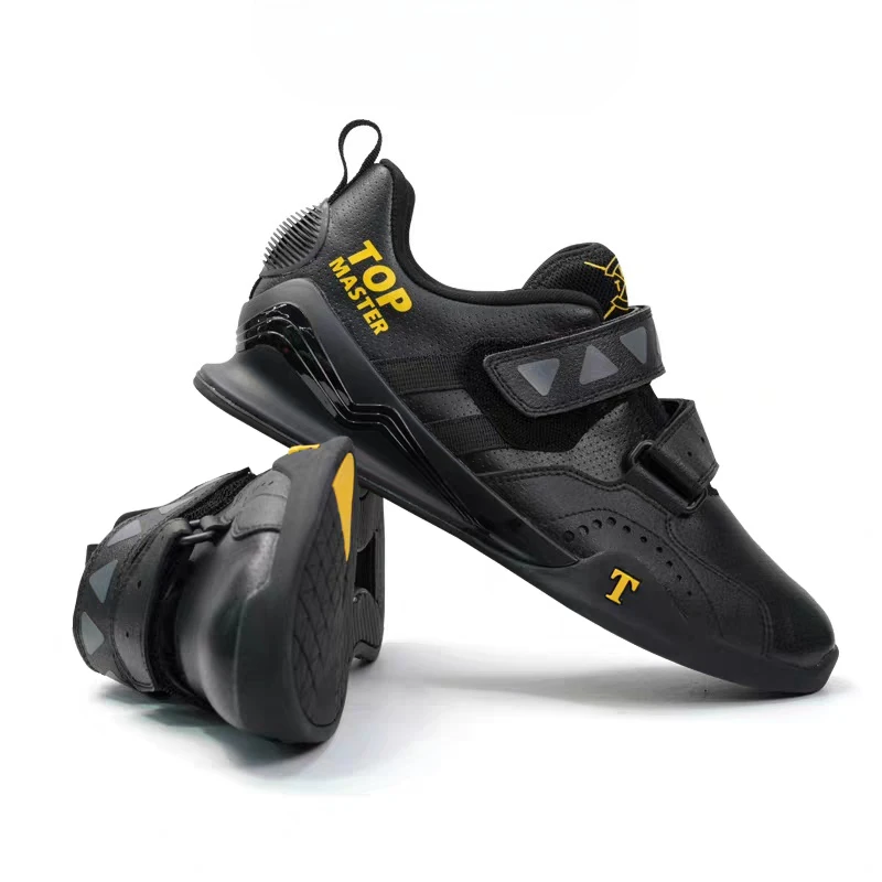 

Good Quality Squat Hard Pull Shoe for Unisex Thick Soled Couples Weight Lifting Sneakers Comfortable Men Women Gym Training Shoe