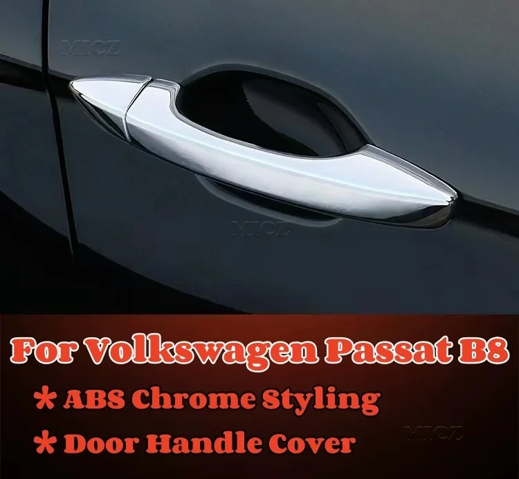 For Volkswagen Passat B8 ABS Chrome Styling Exterior Door Handle Cover Car Supplies Products Decoration Accessories High-quality