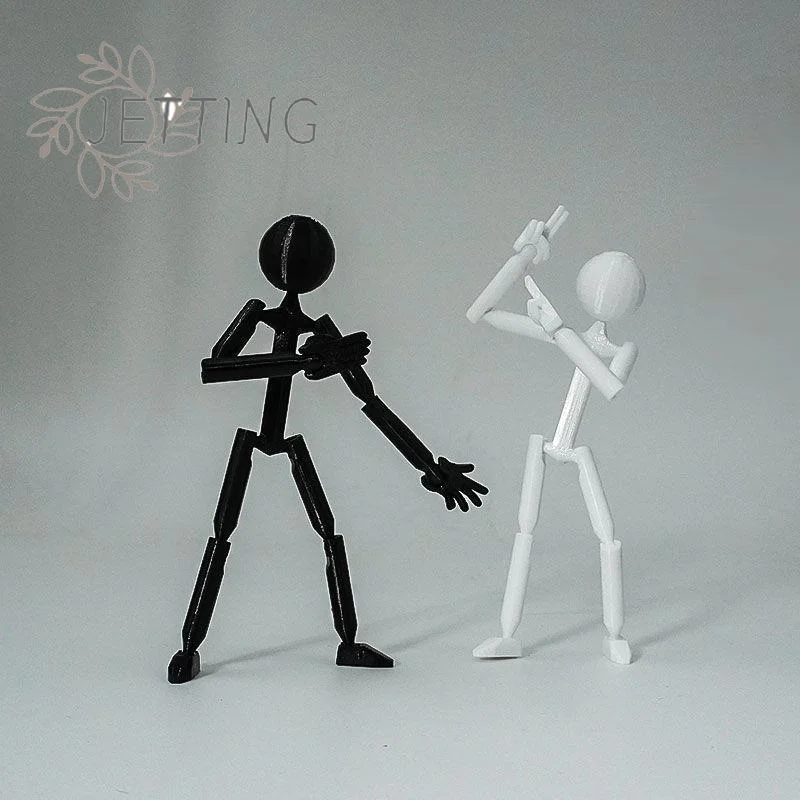 (SMTGDP11)Multi-Jointed Multi Joint Stickman Toy Movable 3D Printing Printed Mannequin Novelty Action Figure Stickman Assembled