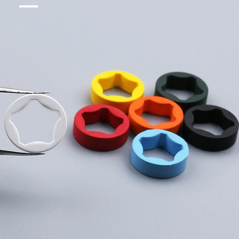 Ajuste para Richard Mille RM011 RM035 RM055 piezas de repuesto de corona de reloj con anillo de goma FKM multicolor