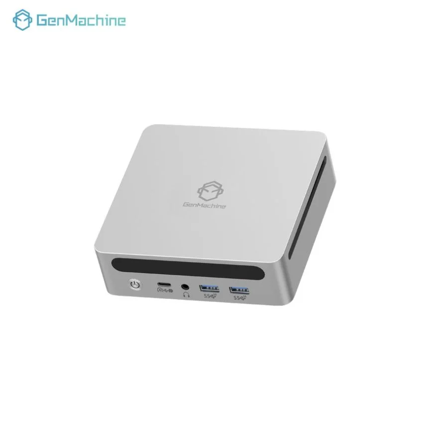 Genmachine New R7 8845HS Mini PC Windows 11 WiFi 6 Gaming PC 8Cores 16Threads CPU Supprot DDR5 4800MHz Ram Display Computer