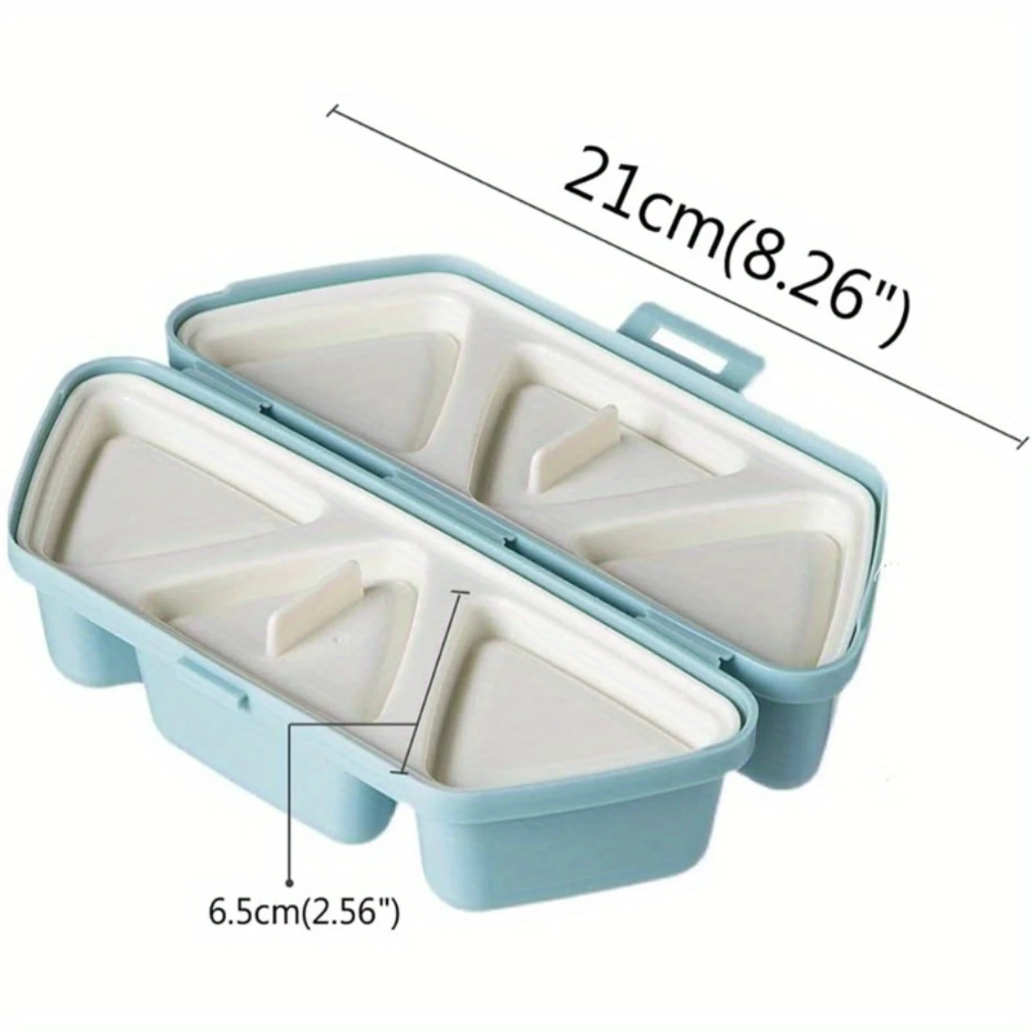 6-полая форма для треугольных рисовых шариков — легкая машина для изготовления онигири своими руками с универсальной формой для суши — идеально подходит для здорового обеда, бенто и еды P