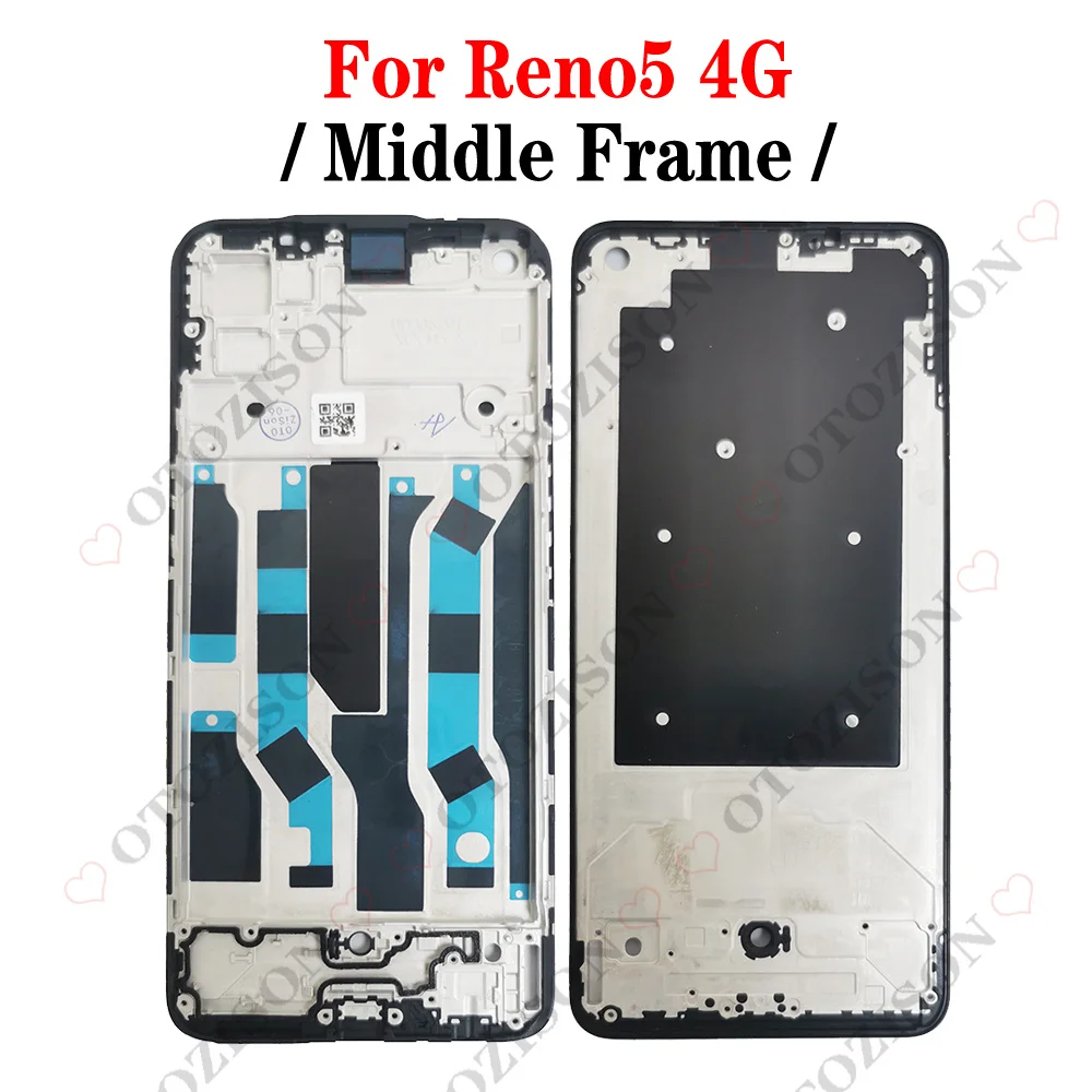 Reno5 Middle Frame For OPPO Reno 5 4G 5G Reno5 Z 5Z Frame 5F 5K 5 Lite CPH2159 CPH2145 CPH2211 CPH2201 Housing Cover Replacement