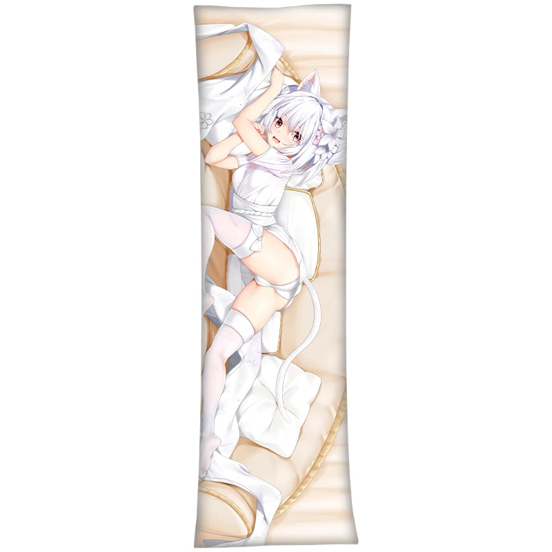 Yukikaze Game Azur Lane Girl Dakimakura 2WAY Hugging Body Pillow Case Cosplay Otaku Long Pillow Cushion Cover Xmas Gifts