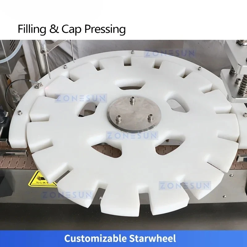 ZS-AFC42 Перистальтический насос Автоматическая машина для наполнения и укупорки флаконов духов Машина для обжима моноблоков