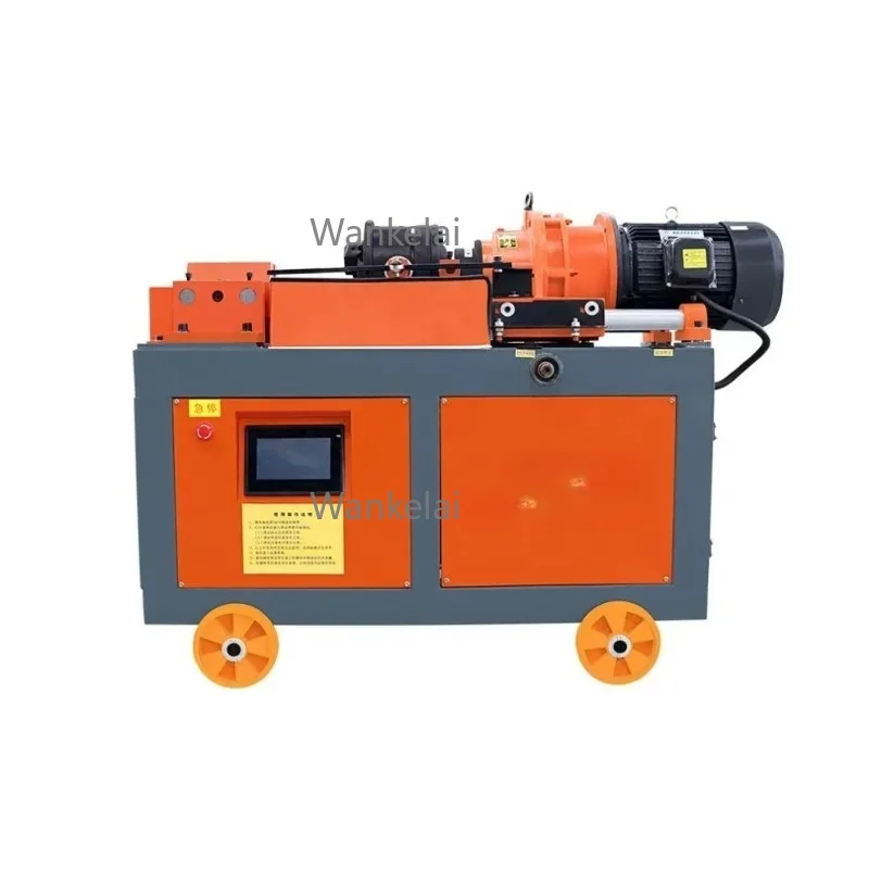 

Factory Automatic 16Mm Steel Round Bar Screw Rib Peeling Parallel Metal Rebar Thread Rolling Machine