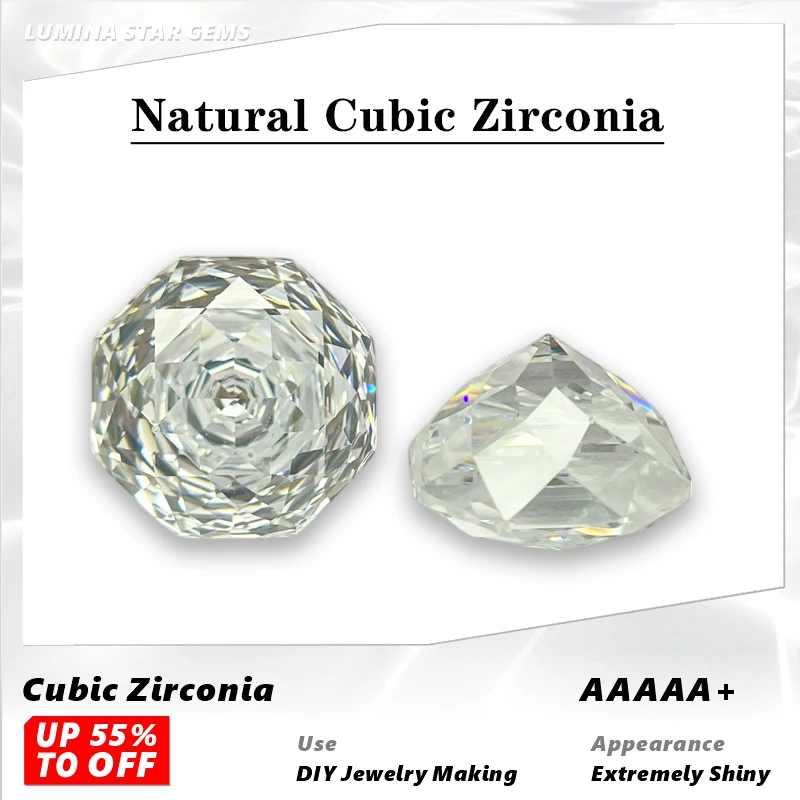 

L-Wholesale natural Cubic Zirconia Special Rose Cut Combination link Charm Beads for Jewelry Making Extremely Shiny No Certifica