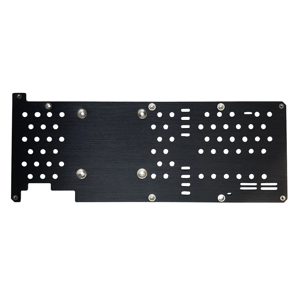 

Новая задняя панель GeForce для видеокарт GTX 1080TI/TITAN X/TITAN XP/980TI с крепежными винтами