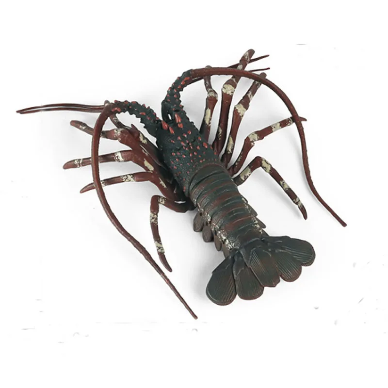 Simulation Marine Animal Lobster Model Solid Plastic Australian Lobster Children's Cognitive Animal Toy Decorative Ornaments