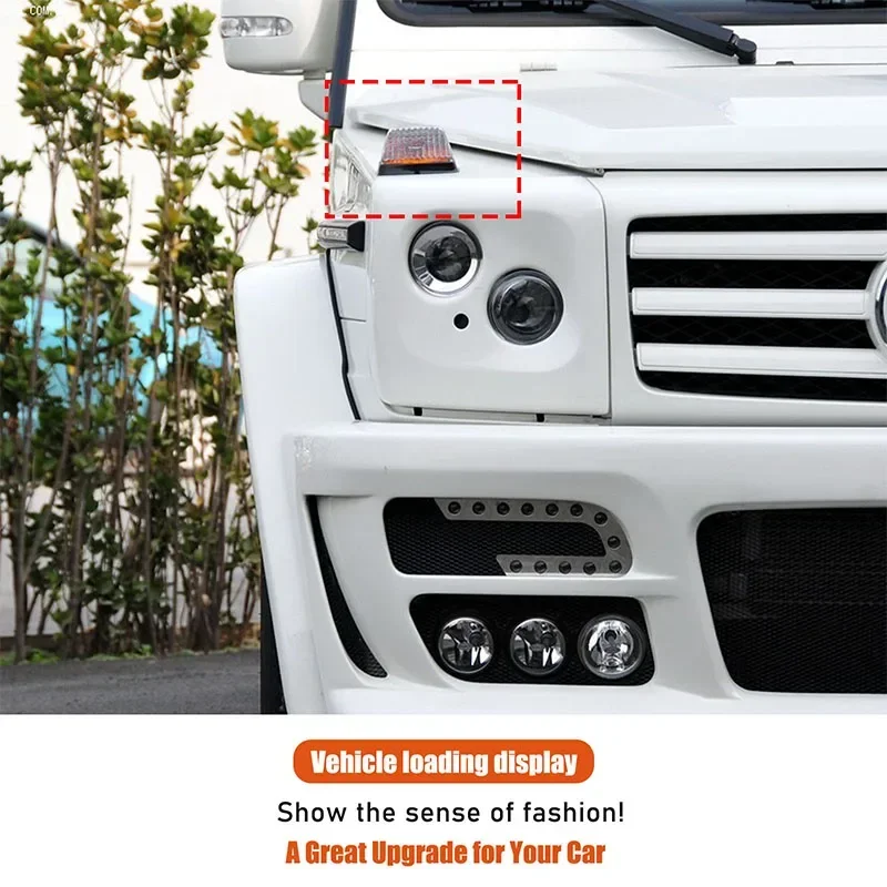 For 2007-2018 Mercedes Benz G-Class G500 G550 G55 G63 Turn signal cover black protective cover Automotive exterior accessories