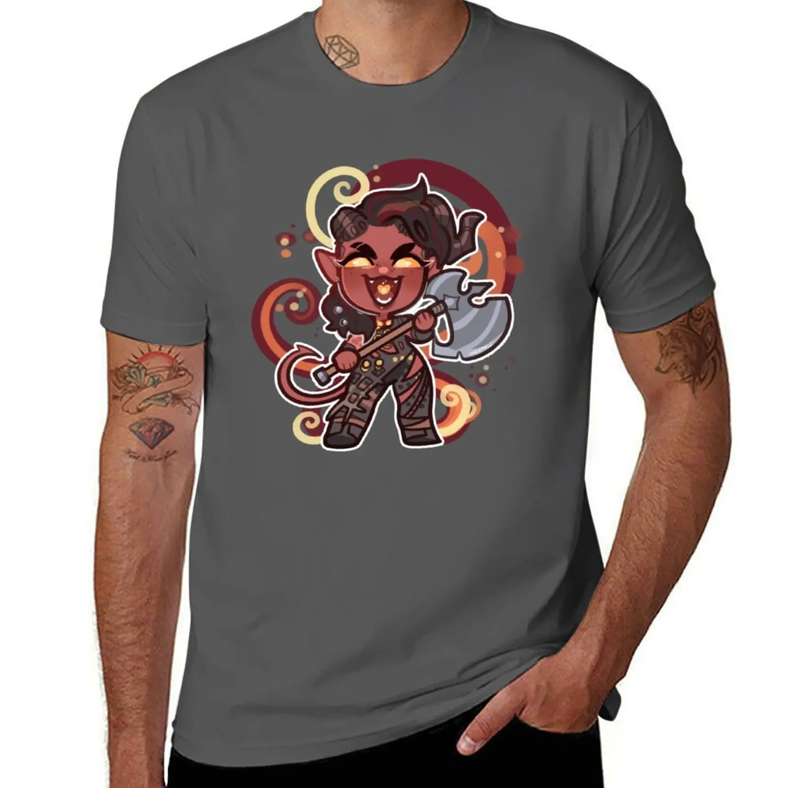 

Karlach chibi T-Shirt Summer Festival T-Shirt