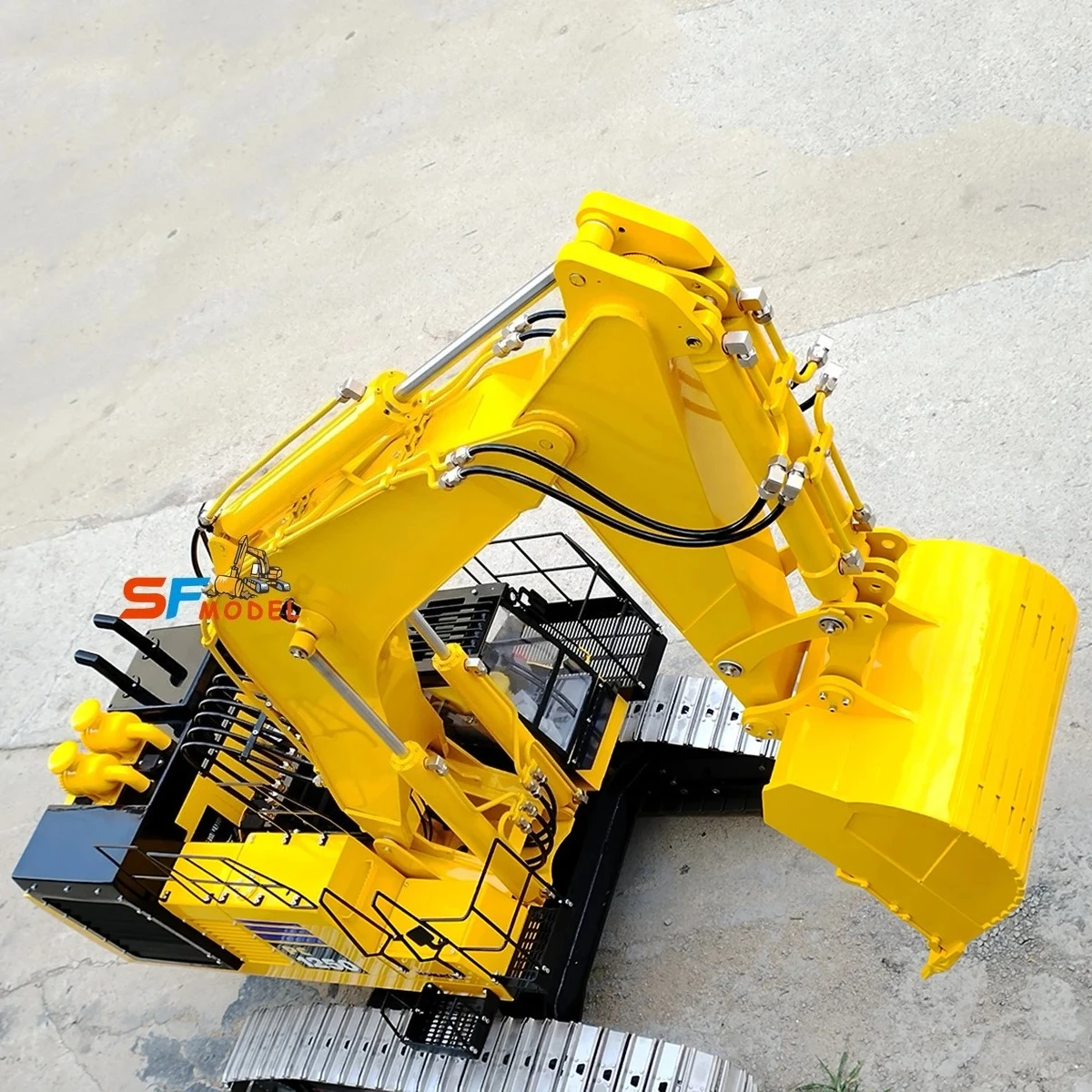 PC1250 RC Excavator 1/8 Hydraulic RC Excavator Metal Heavy Engineering Excavator Model Adult Remote Control Car Toy