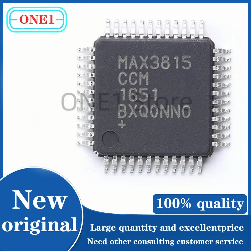 1PCS/lot New original MAX3815CCM+TD MAX3815CCM Video equalizer chip TQFP-48-EP(7x7) Interface - Specialized ROHS