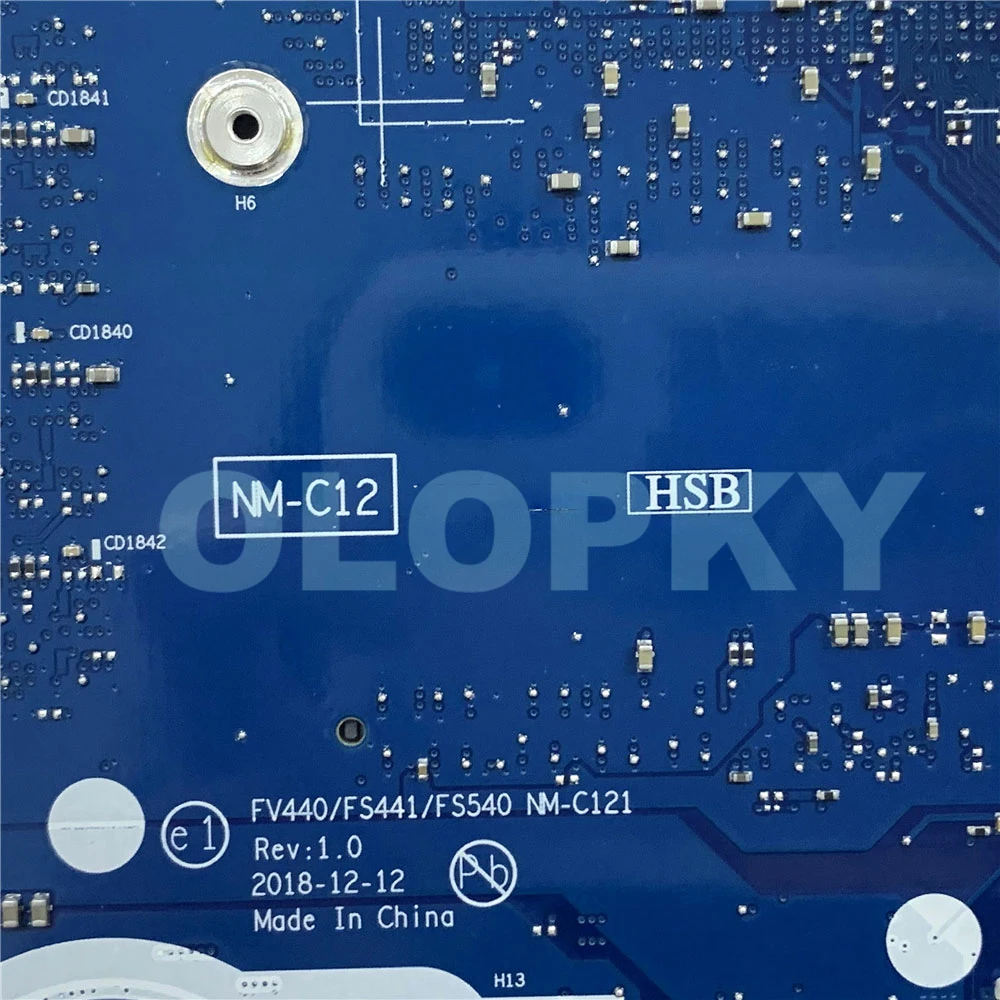 Laptop Motherboard For Lenovo ideapad S145-15IWL V15-IWL FV440 FS441 FS540 NM-C121 With i3-8145U i5-8265U CPU DDR4 5B20S41725