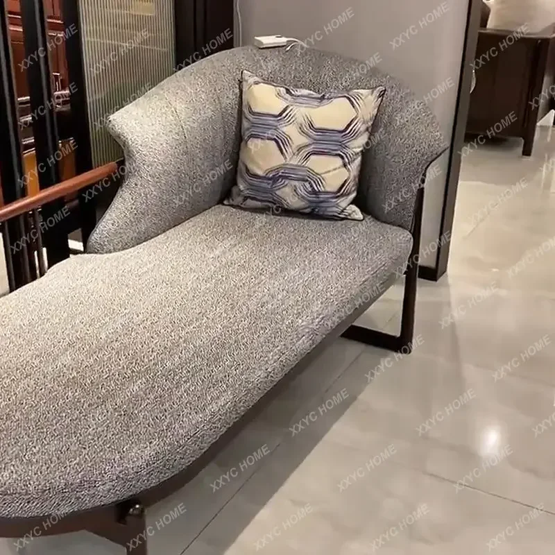 AA concubine chair ebony solid wood beauty couch modern light luxury zen sofa recliner high-end villa