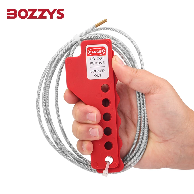 

BOZZYS Economical Durable Simple Squeezer Multipurpose Cable Lockout with Insulated Grip for Overhaul of Industrial Equipment