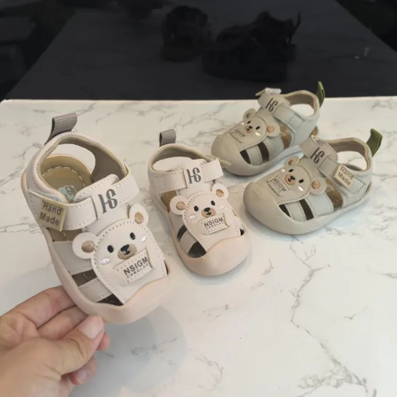 2026 Summer Baby Boys Girls Sandals Children Beach Sandals Cartoon Infant Toddler Shoes Comfortable Soft Sole Kids Student Shoes