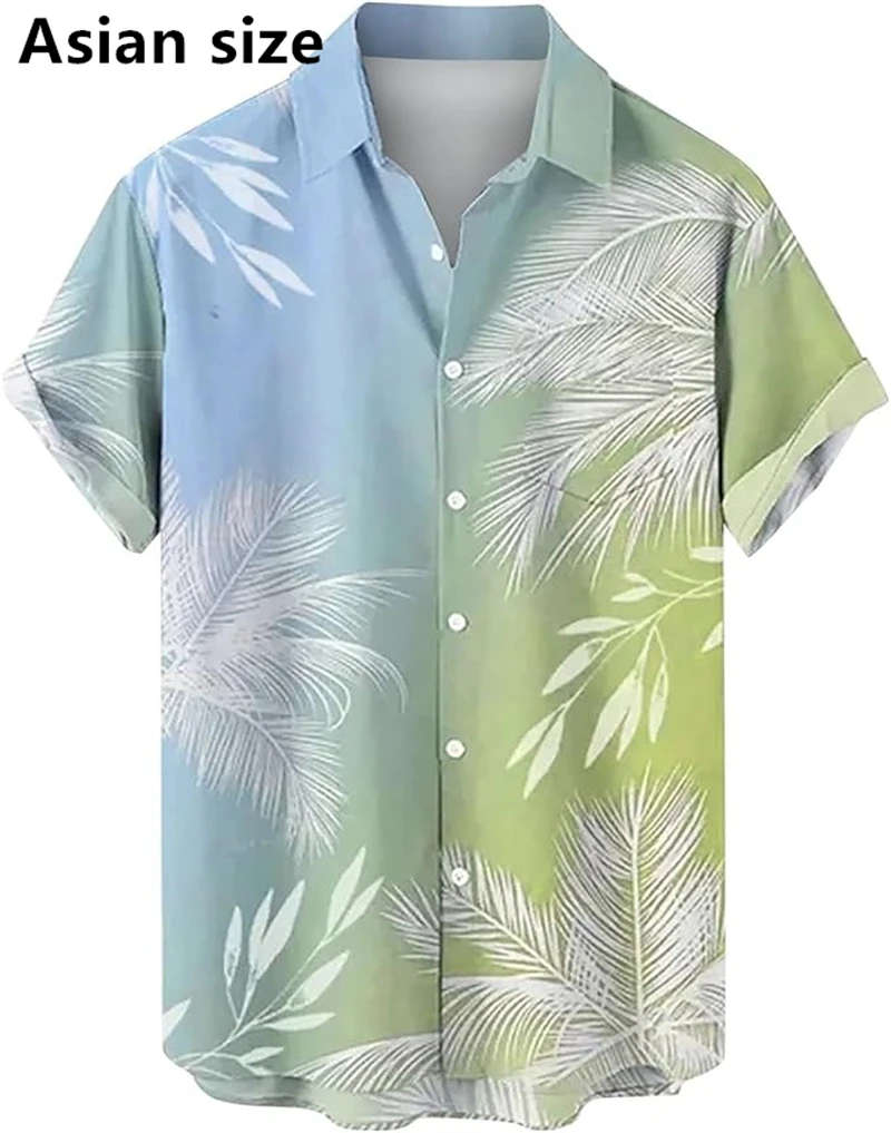 Camisa de férias havaiana das mulheres dos homens impressão 3d palmeira gráfico camisa de manga curta verão férias lapela streetwear blusa feminina to
