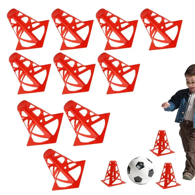 

Marker Cones Soccer Hollow Football Sports Cones Kit PE Material Training Cones Set For Outdoor Activity Football Training