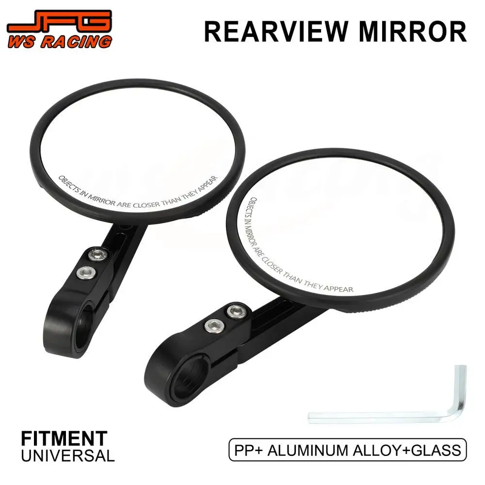 

Rearview Side Mirrors Motorcycles Accessories Rear View Mirror Set Adjustable For KTM HONDA Fit Most Of Moto Dirt Pit Bike Part