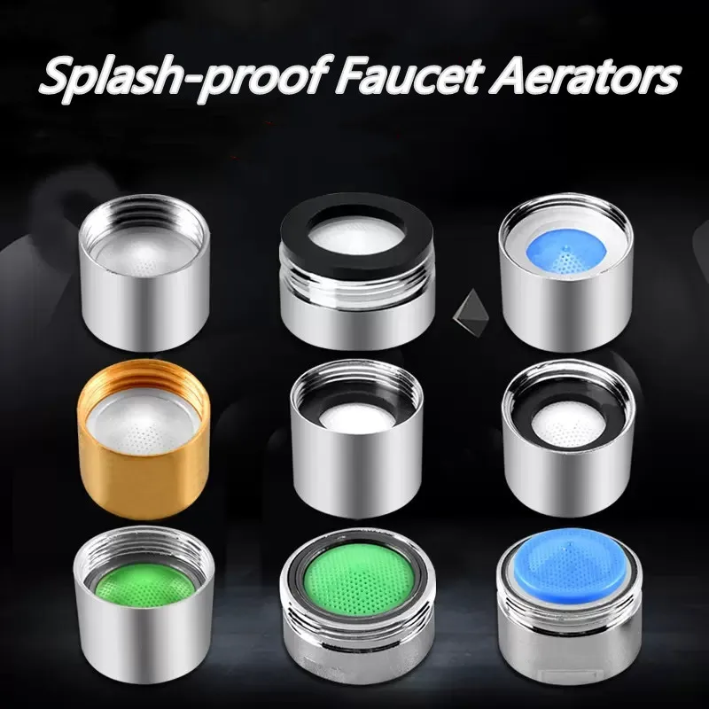 1pcs Water Saving Faucet Tap Aerator Adapter Replacement Filter Mixed Nozzle 24mm Thread Bathroom Faucet Bubbler Kitchen Parts