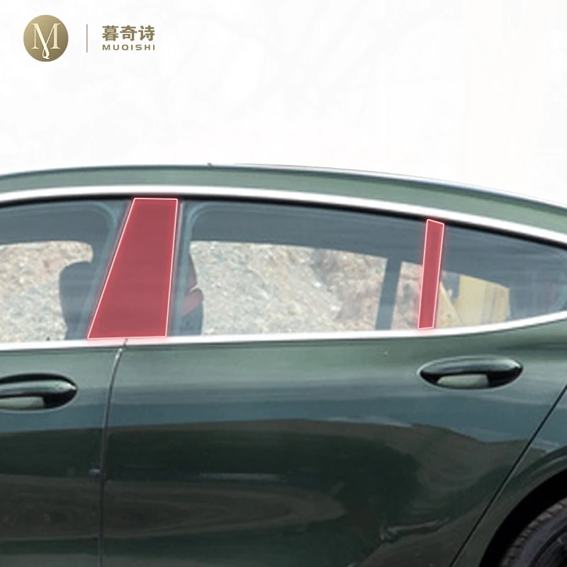 

pre cut car B/C pillar anti scratch PPF/TPU protective film transparent/carbon fiber sticker For BMW G14 G15 G16 Series 8