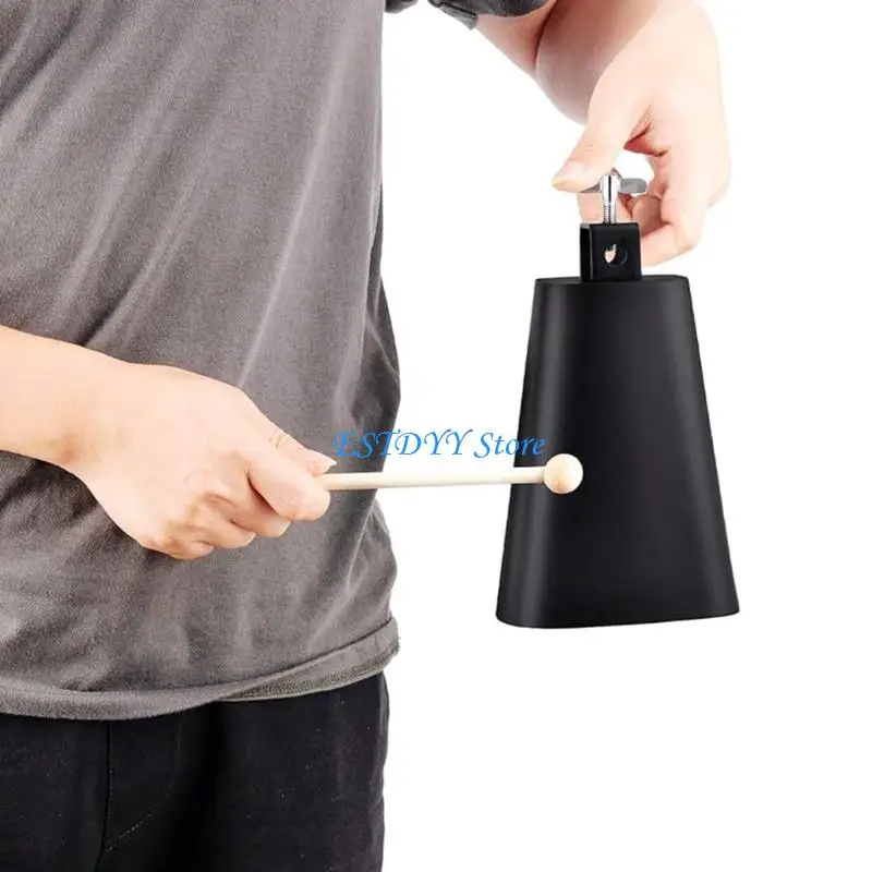 G6DE Cowbell Clamp Cowbell Mount with Drum for Adjustment Cowbell Holder