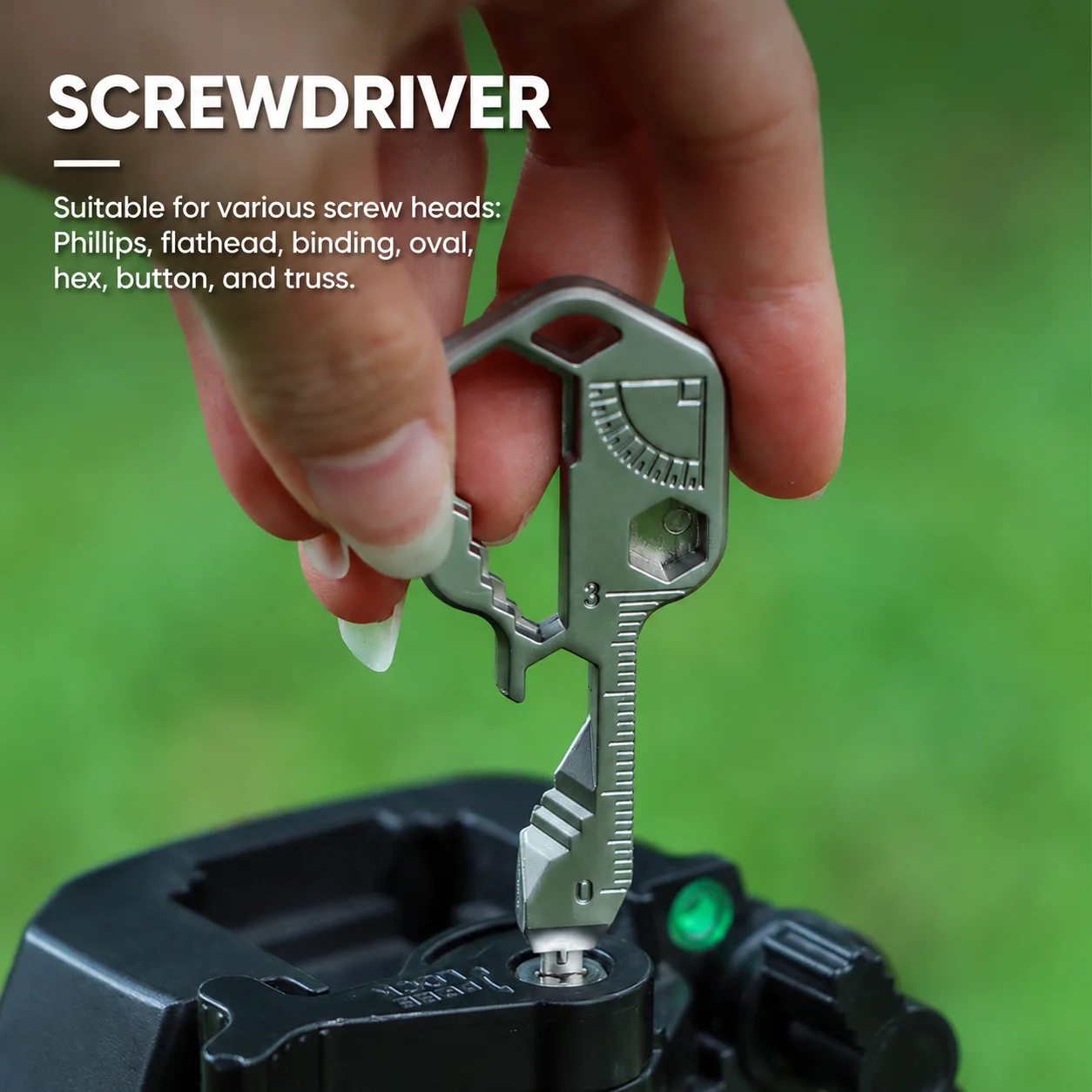 Outdoor Power Bar - 24 in 1 Stainless Steel EDC
