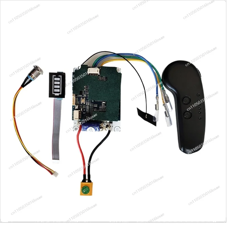 

Electric Four-wheel Skateboard Controller , Electric Skateboard ESC Wheel Single Drive Remote Control 6S7S10S