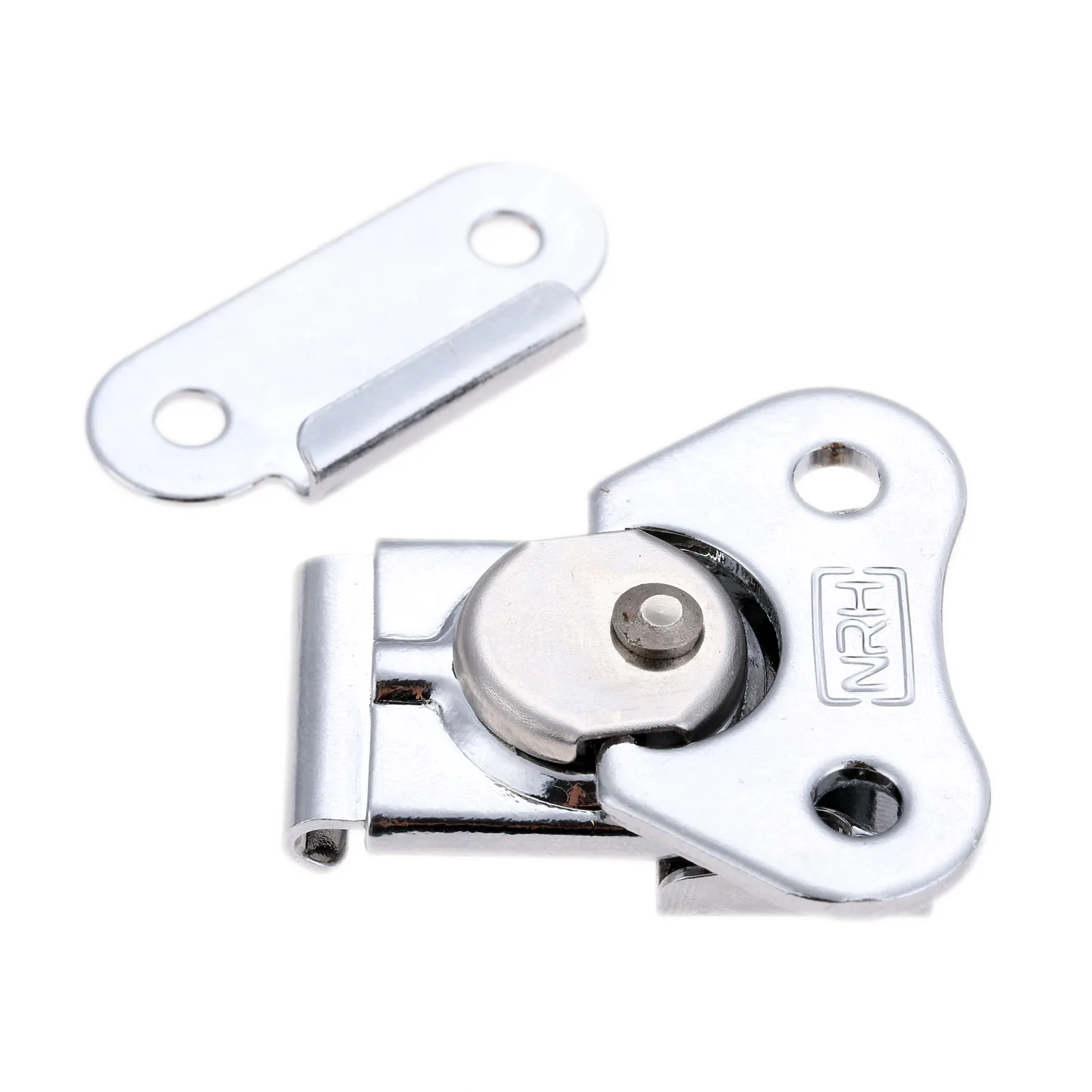 2Pc Butterfly Toggle Latch Catch Clamp Wooden Box With Keeper Spring Draw Home Mini Flight Case Packing Lock Twist Latch 52*38mm