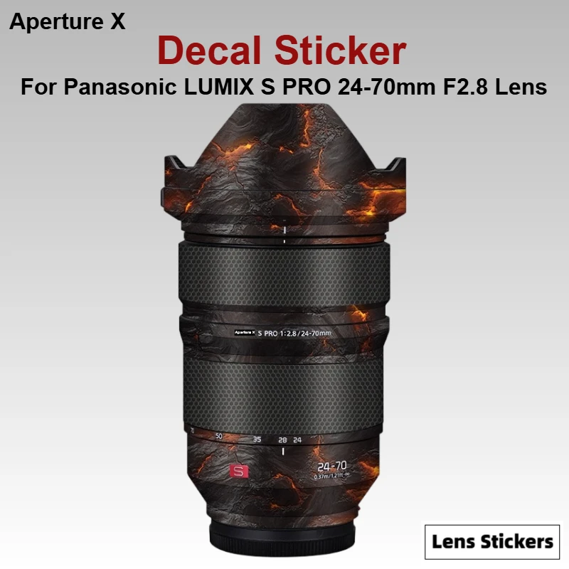 

For Panasonic LUMIX S PRO 24-70mm F2.8 Camera Lens Sticker Protective Skin Decal Vinyl Wrap Film Anti-Scratch Protector Coat