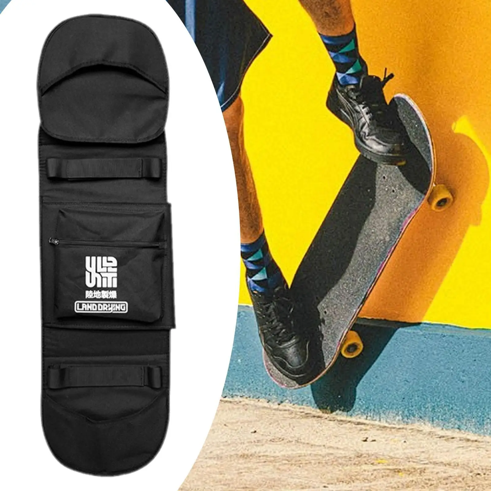 

Skateboard Backpack Bag Skate Board Bag Organizer Skateboard Case Shoulder Bag Surfboard Bag for Standard Board Penny Board