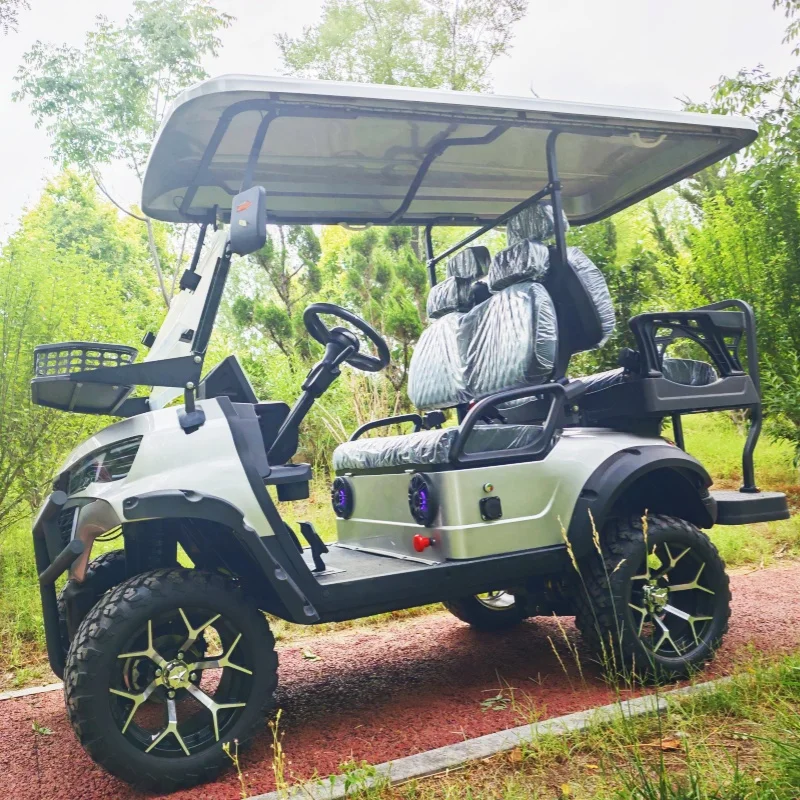 

New Model Long Range Lithium Battery Powered Electric Off-Road Adults Scooter 4 Seater Cheap Electric Golf Cart Rapid Delivery