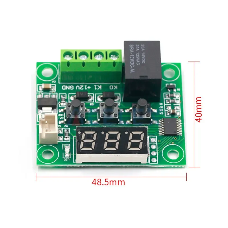 1PCS W1209 DC 12V heat cool temp thermostat temperature control switch temperature controller thermometer thermo controller
