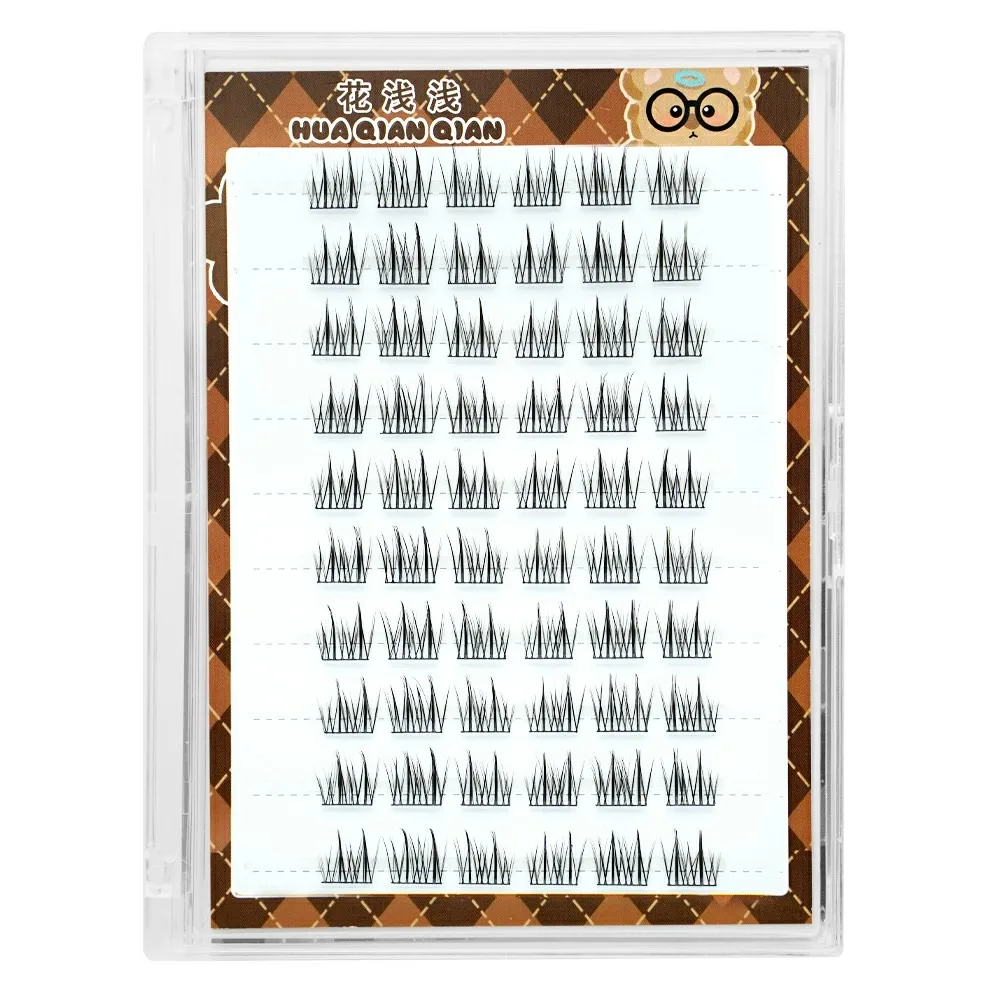 Faux cils moelleux, bricolage, longue durée, auto-adhésifs, outils de maquillage réutilisables, sans colle, pour femmes