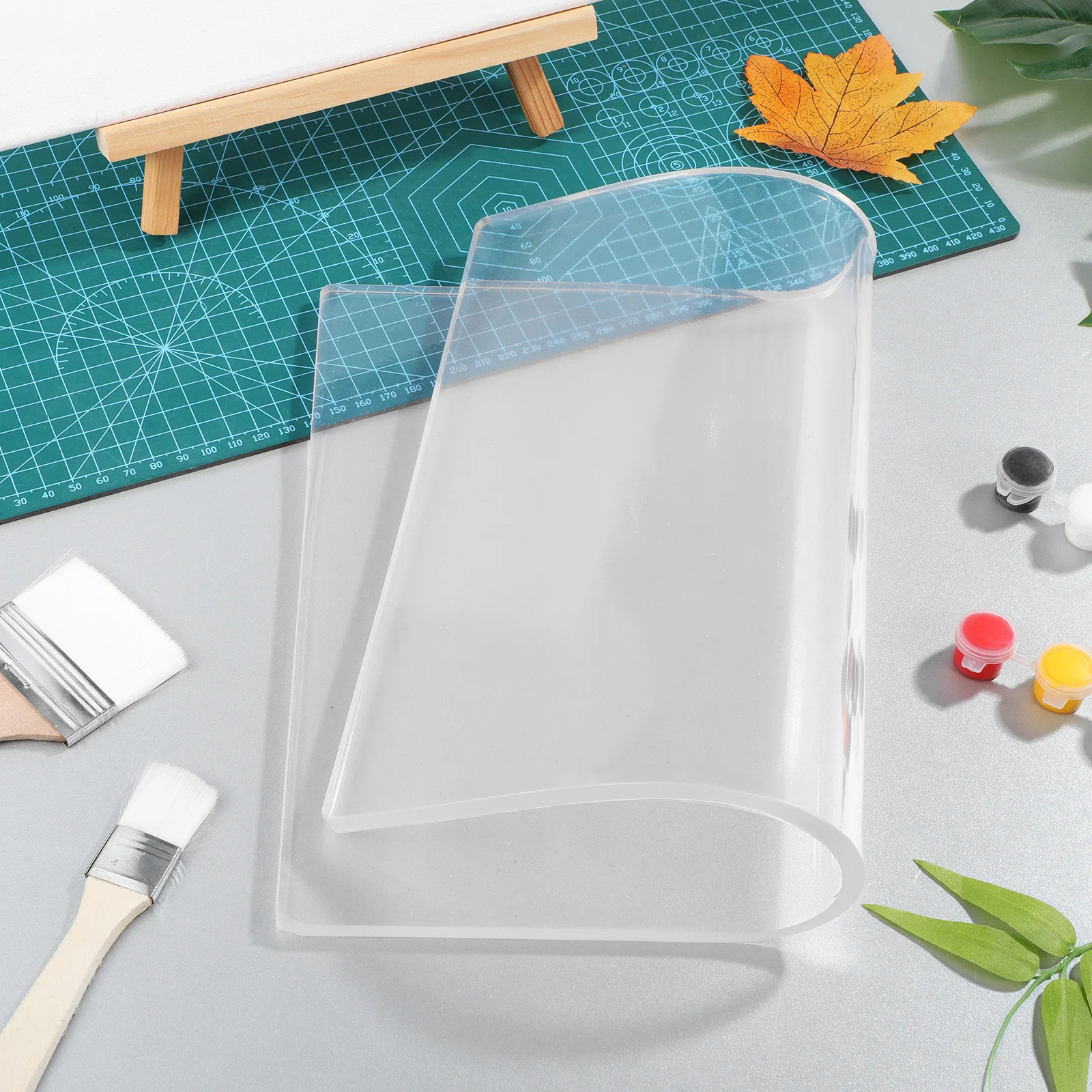 

Многоразовая прозрачная гелевая пластина формата А3 для монопринта, для смешанных техник, скрапбукинга, нелипкая, для самостоятельного изготовления, для студентов