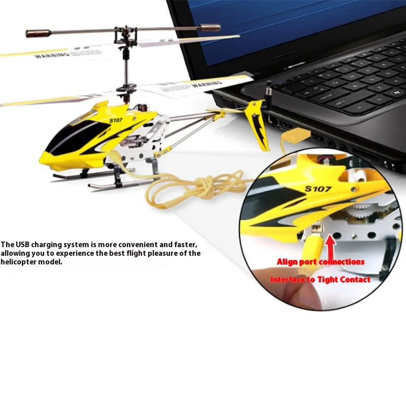 Rc Helicopter Sima S107g Remote Controlled Aircraft Four Channel Remote Controlled Helicopter Electric Model Children'S Toy