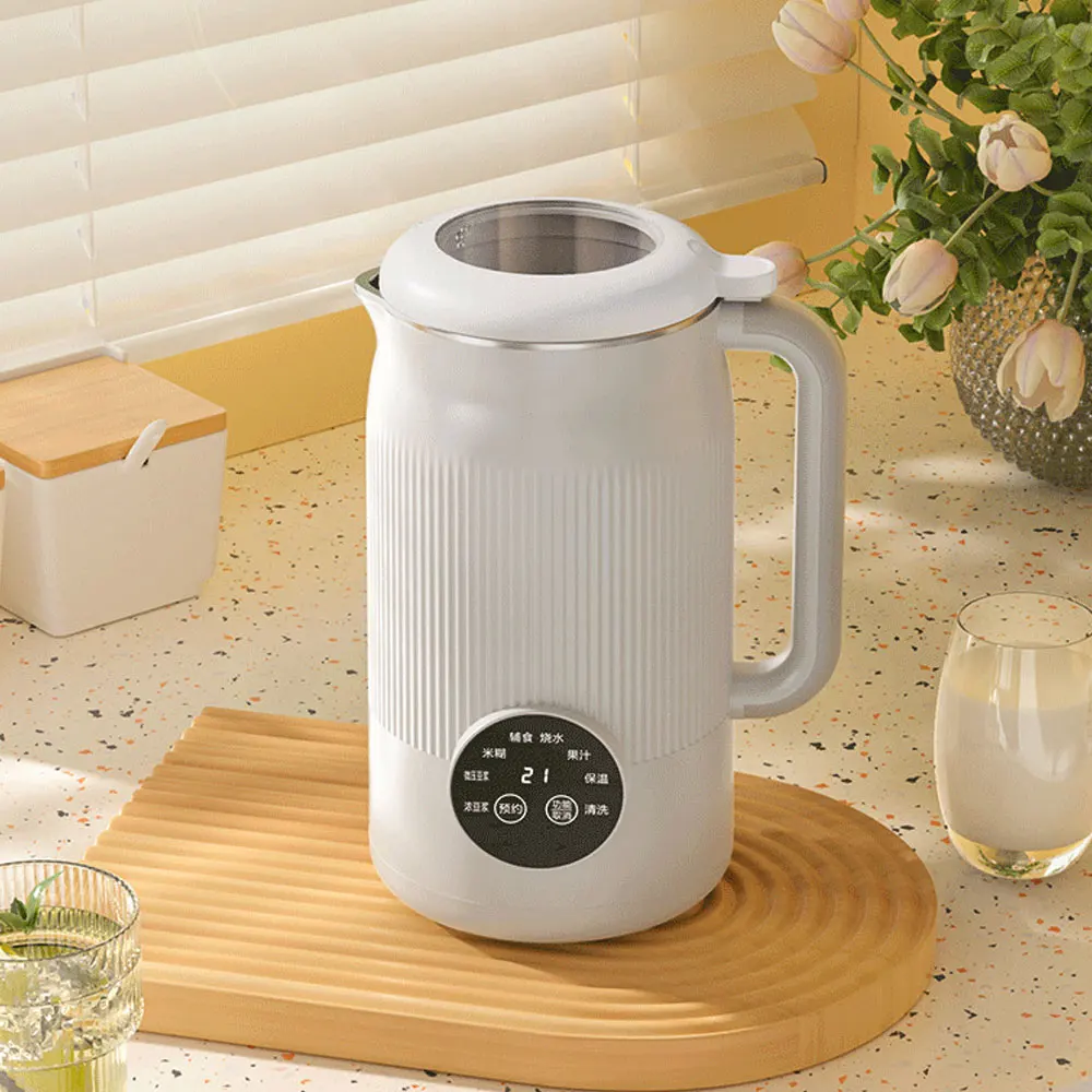 

1200Ml Electric Soybean Milk Machine Automatic Intelligent Food Blender Filter-Free Soy Milk Baby Maker Rice Paste Maker Kettle