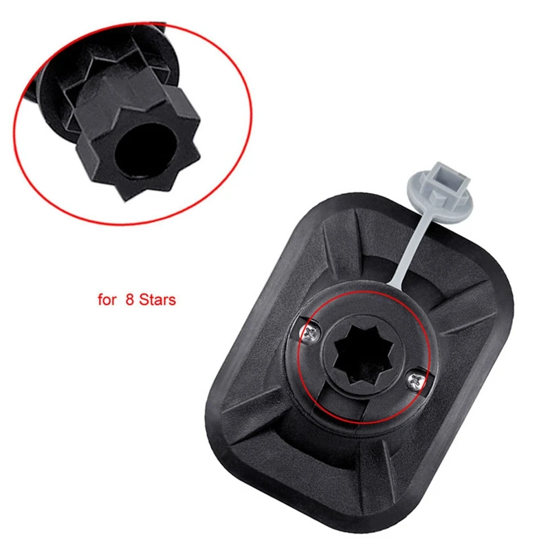 PVC Inflatable Boat Fishing Rod Holder Mount Kayak Surfing Board Electronics Fixer Fish GPS Glue-On Mount Pad