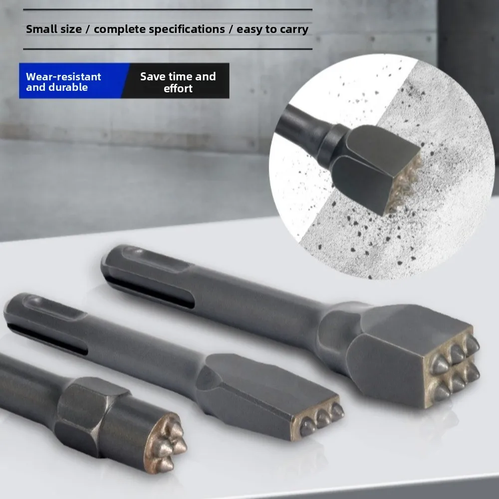 

Электрический зубильный инструмент с 3/4/6/9 зубьями, круглой рукояткой, для бетона, цементных полов, зубило-фреза