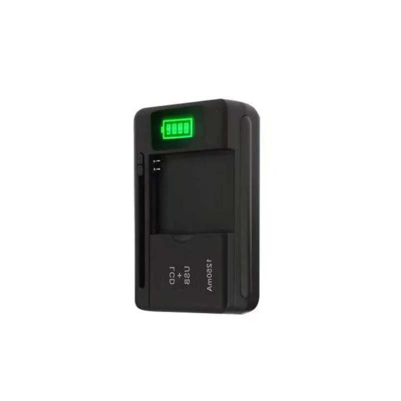 Mobile Universal Battery Charger LCD Indicator Screen For Cell Phones with USB-Port EU USUK Plug for Mobile Phone Li-ion Battery