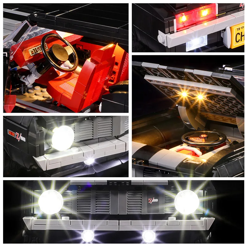 Kit de luz LED DIY Premium de ajuste personalizado para Lego 10304 (solo luz LED, sin modelo de bloques) Resalte sus construcciones favoritas