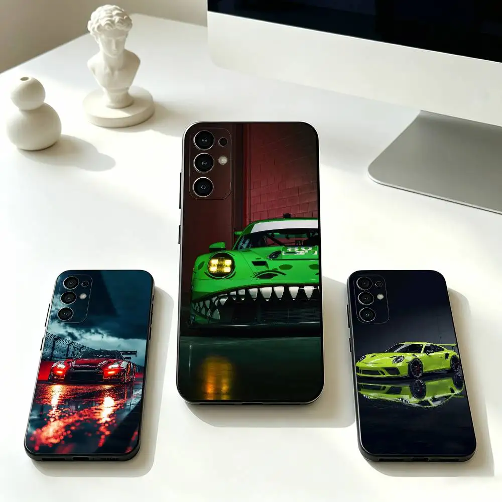 GT3 car Cool   Phone Case For Samsung S25,S24,S21,S22,S23,S30,Ultra,S20,Plus,Fe,Soft Silicone Black Cover