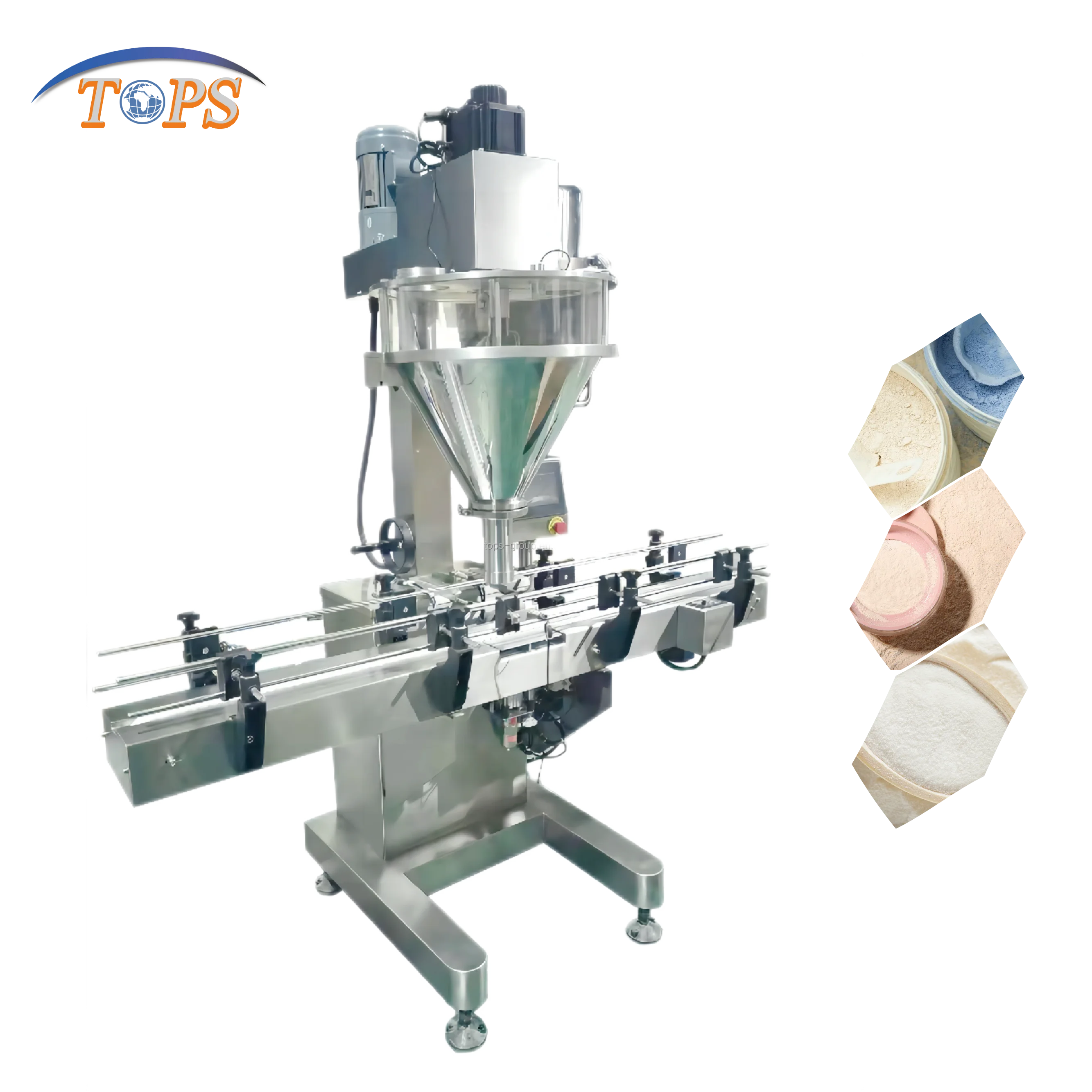 Automatic Powder Vial Filling Machine For Dry Chemical Bottle Powder Auger Filling Machine Powder