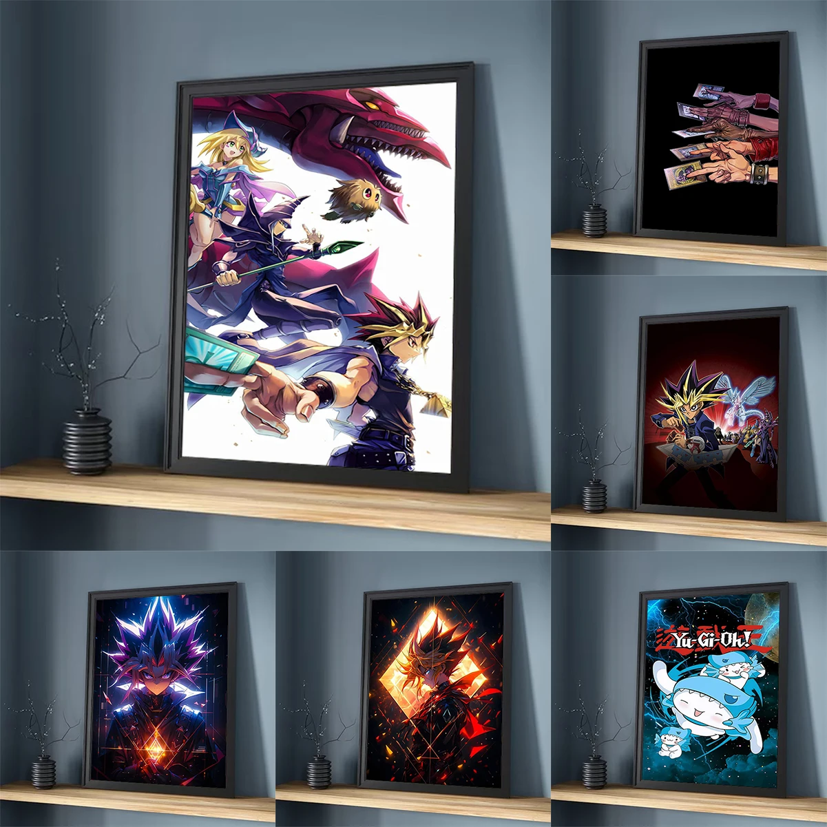 

Hot Anime Yu Gi Oh Poster Home Interior Decoration Living Room Frames Wall Pictures Bedroom Stuff Vintage Decorative Paintings