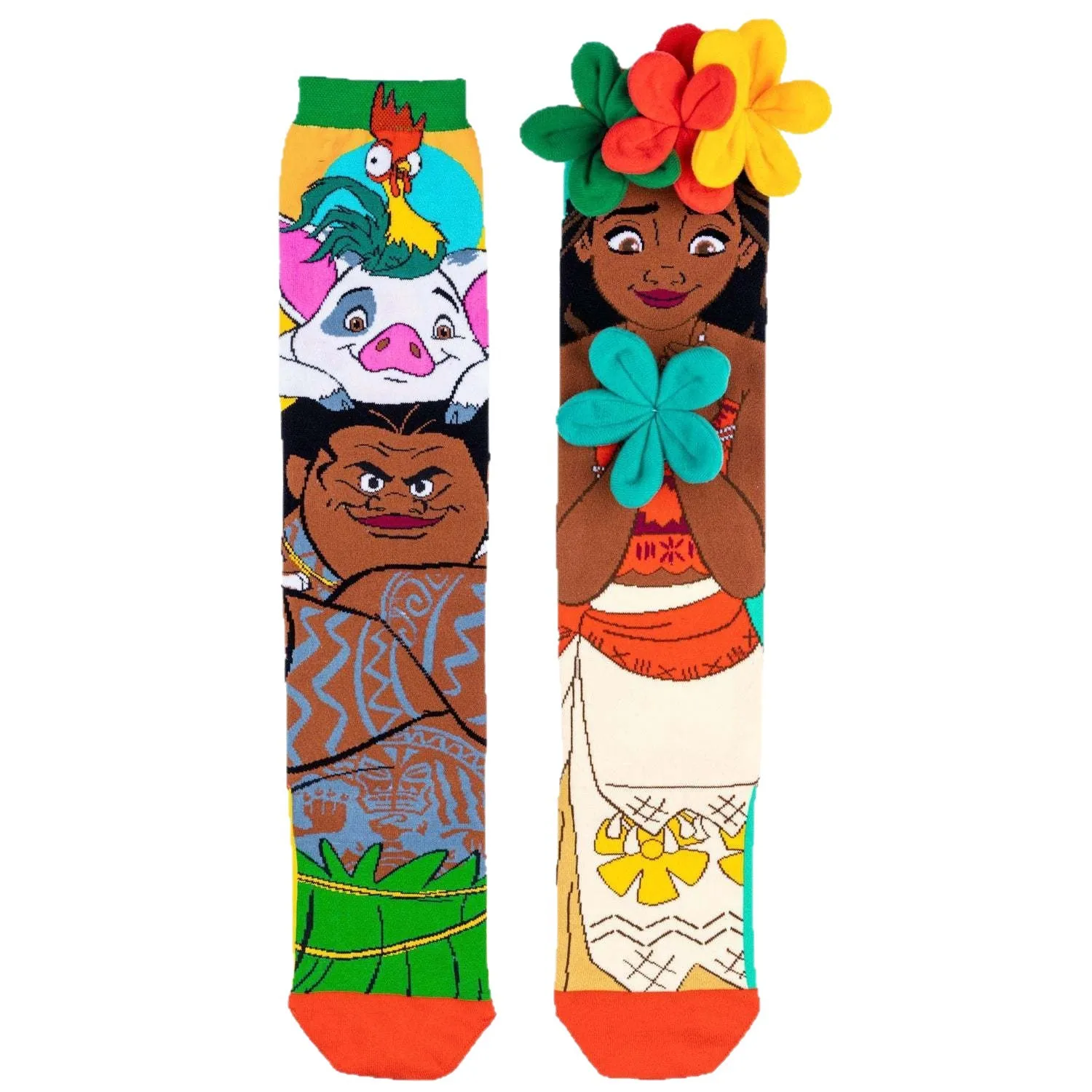 جوارب ديزني اللطيفة للفتيات متوسطة الأنبوب ثلاثية الأبعاد مصنوعة يدويًا على شكل آذان ميكي ميني